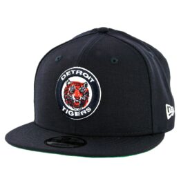New Era 9Fifty Detroit Tigers Cooperstown Logo Pack Snapback Hat Dark Navy