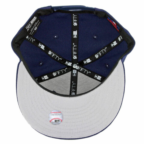 New Era 9Fifty San Diego Padres Alternate Cooperstown Logo Pack Snapback Hat Light Navy