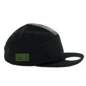 New Era Adjustable Los Angeles Dodgers Camo Hit Top Zip Clipback Hat Black Woodland Camo-Side