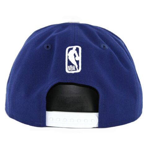 New Era 9Fifty Los Angeles Lakers Wordmark Snapback Hat Dark Royal - Image 2