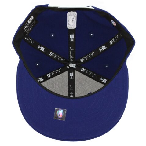 New Era 9Fifty Los Angeles Lakers Wordmark Snapback Hat Dark Royal