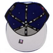 New Era 9Fifty Los Angeles Lakers Snapback Hat Dark Royal-Inside