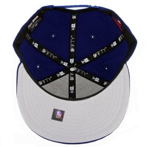 New Era 9Fifty Los Angeles Lakers Snapback Hat Dark Royal - Image 3