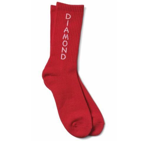 Diamond Supply Co Hobbs Crew Sock Red
