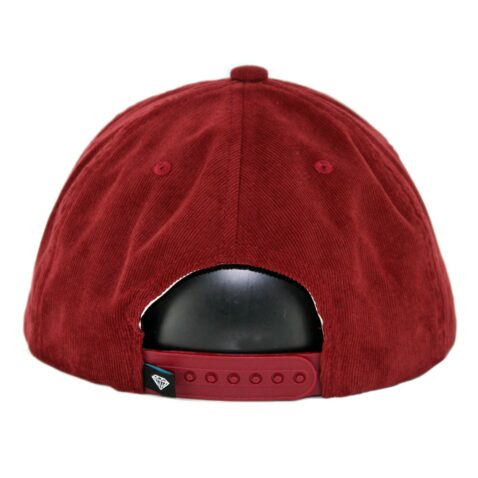 Diamond Supply Co Leeway HOL18 Snapback Hat Burgundy - Image 2