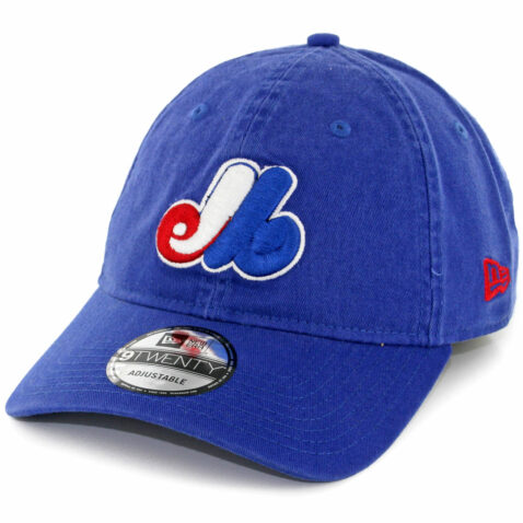 New Era 9Twenty Montreal Expos Cooperstown Strapback Hat Royal Blue