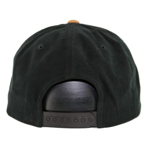 Volcom Quarter Fabric Snapback Hat Charred