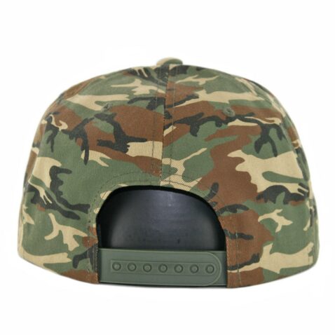 Brixton Oath III Snapback Hat Olive Camo