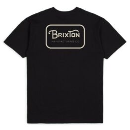 Brixton Grade T-Shirt Black Off White
