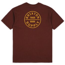 Brixton Oath Standard T-Shirt Chestnut