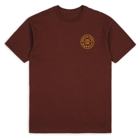 Brixton Oath Standard T-Shirt Chestnut