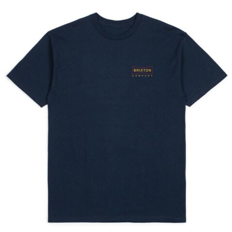 Brixton Wedge T-Shirt Navy