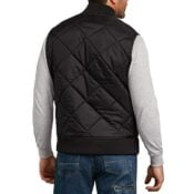 Dickies TE242 Diamond Quilted Nylon Vest Black-Back
