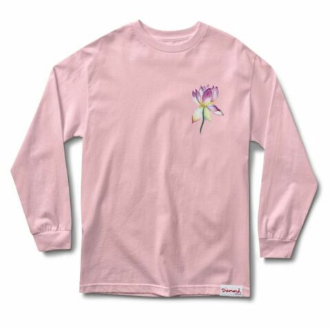 Diamond Supply Co L’Amour Long Sleeve T-Shirt Pink