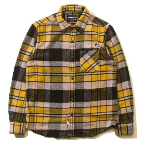 The Hundreds Huntington Long Sleeve Woven Shirt Black