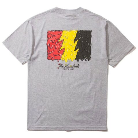 The Hundreds Slime Flag T-Shirt Athletic Heather