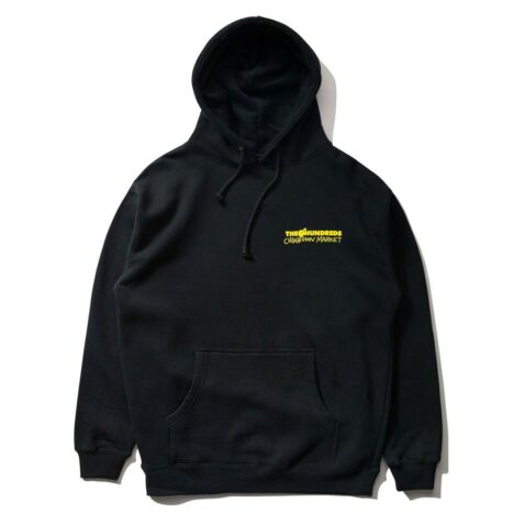 The Hundreds x Chinatown Crossout Adam Pullover Hooded Sweatshirt Black
