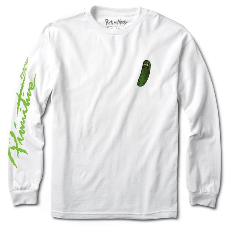 Primitive x Rick & Morty Pickle Rick Long Sleeve T-Shirt White
