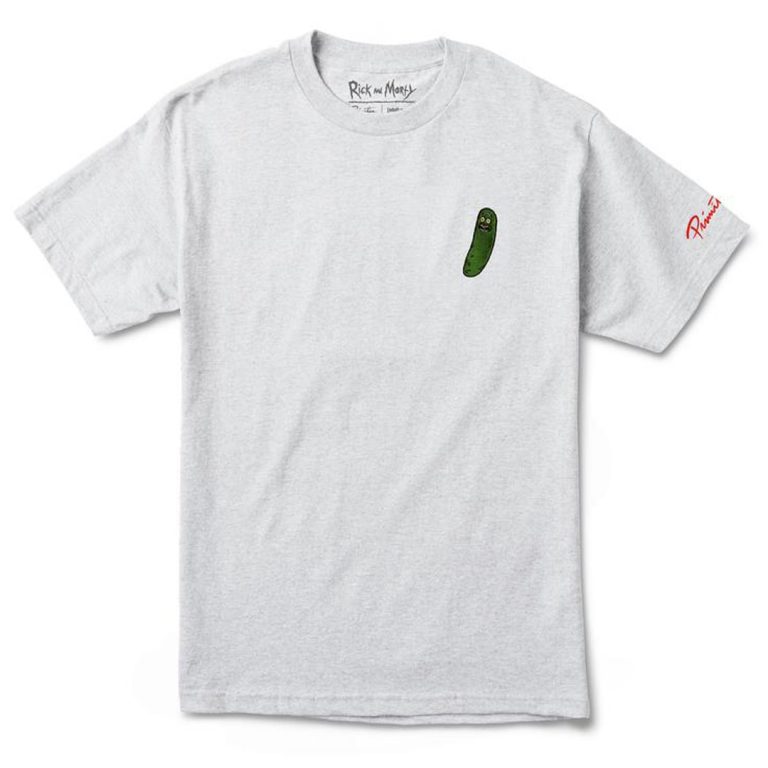 Primitive x Rick & Morty Pickle Rick T-Shirt Ash Heather