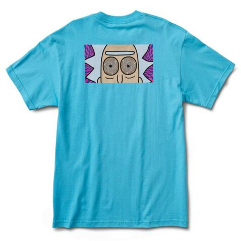Primitive x Rick & Morty Rick Hypno Eyes T-Shirt Pacific Blue