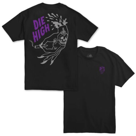 Sketchy Tank Die High T-Shirt Black