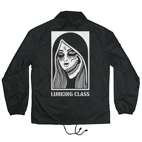 Sketchy Tank Two Faced Coaches Jacket Black