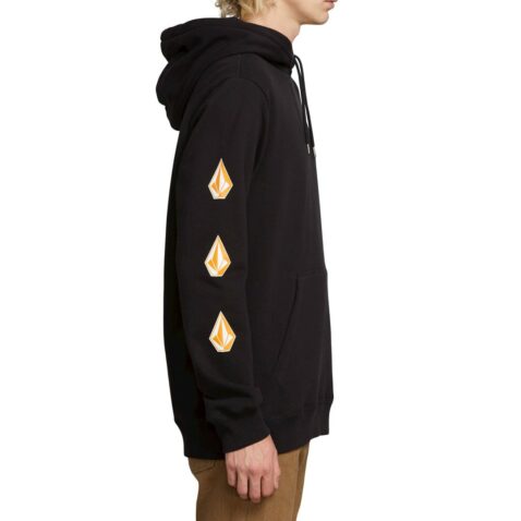 Volcom Deadly Stone Pullover Hooded Sweatshirt Black