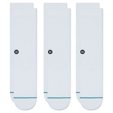 Stance Icon 3 Pack Sock White