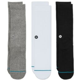 Stance Icon 3 Pack Sock Multi