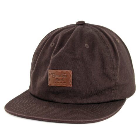 Brixton Grade II UC Snapback Hat Brown