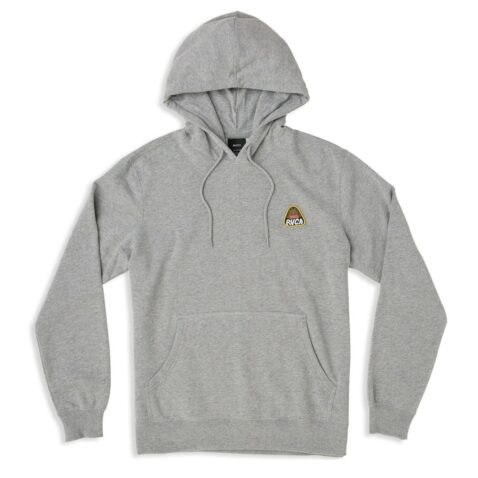 RVCA Logo Pack Pullover Hooded Sweatshirt Athletic Heather
