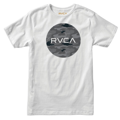 RVCA Motors Fill Short Sleeve T-Shirt White