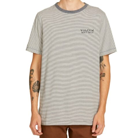 Volcom Feeder Crew Short Sleeve T-Shirt Indigo
