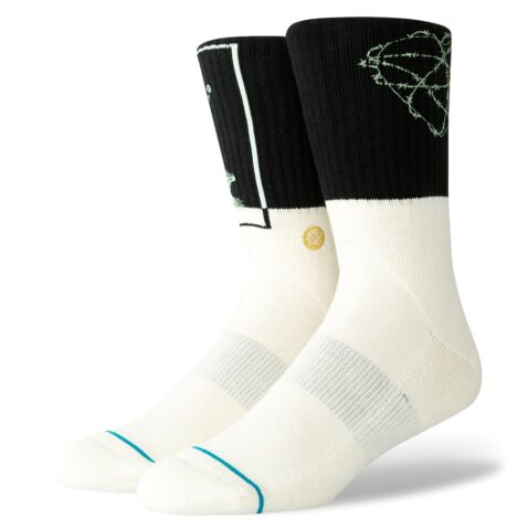 Stance Step Up Sock Black