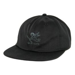 The Quiet Life Kenney Polo Strapback Hat Black