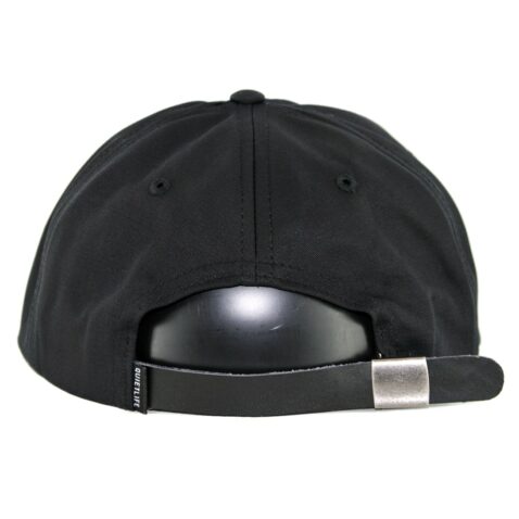 The Quiet Life Kenney Polo Strapback Hat Black