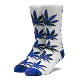 HUF Plantlife Tie Dye Leaves Sock Insignia Blue
