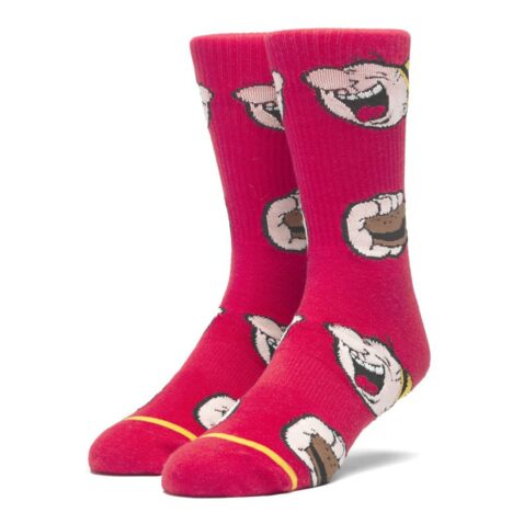 HUF x Popeye Wimpy Sock Red