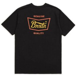 Brixton Stith T-Shirt Black Gold