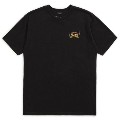 Brixton Stith T-Shirt Black Gold
