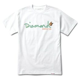 Diamond Supply Co Paradise OG Script T-Shirt White