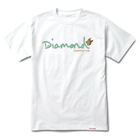 Diamond Supply Co Paradise OG Script T-Shirt White