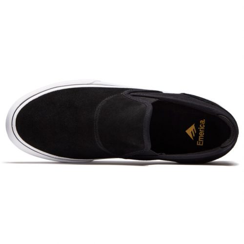 Emerica Wino G6 Slip-On Shoe Black White Gold