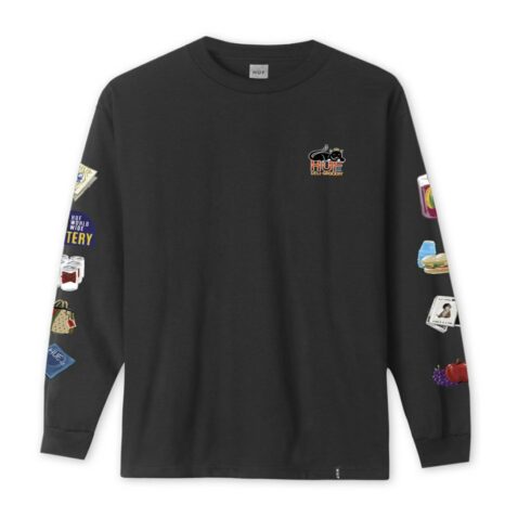 HUF Bodega Long Sleeve T-Shirt Black