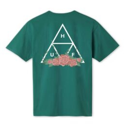 HUF City Rose Triple Triangle T-Shirt Deep Jungle