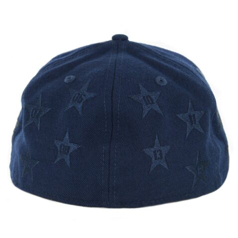 HUF Classic H All Star New Era 59Fifty Fitted Hat Insignia Blue - Image 2