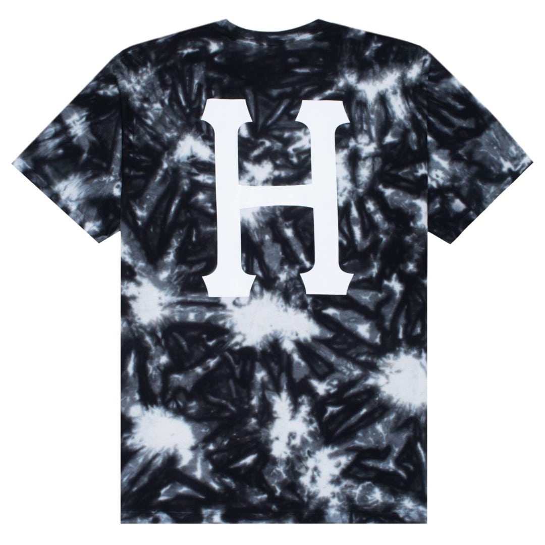 HUF Classic H Tie Dye T-Shirt Black - Billion Creation