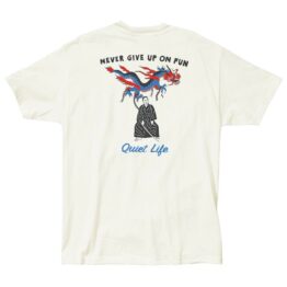 The Quiet Life Never Give Up T-Shirt Cream