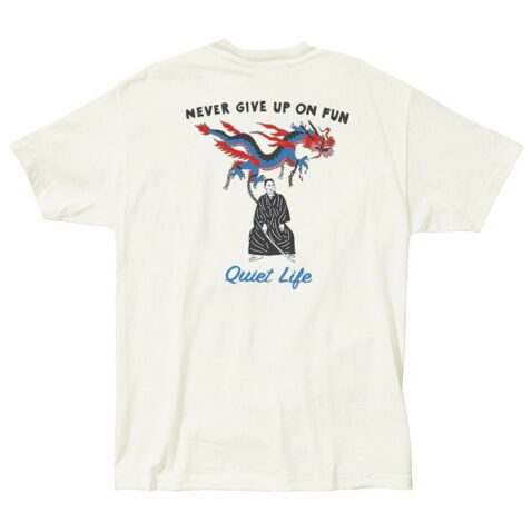 The Quiet Life Never Give Up T-Shirt Cream