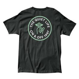 The Quiet Life Shhh Circle T-Shirt Black